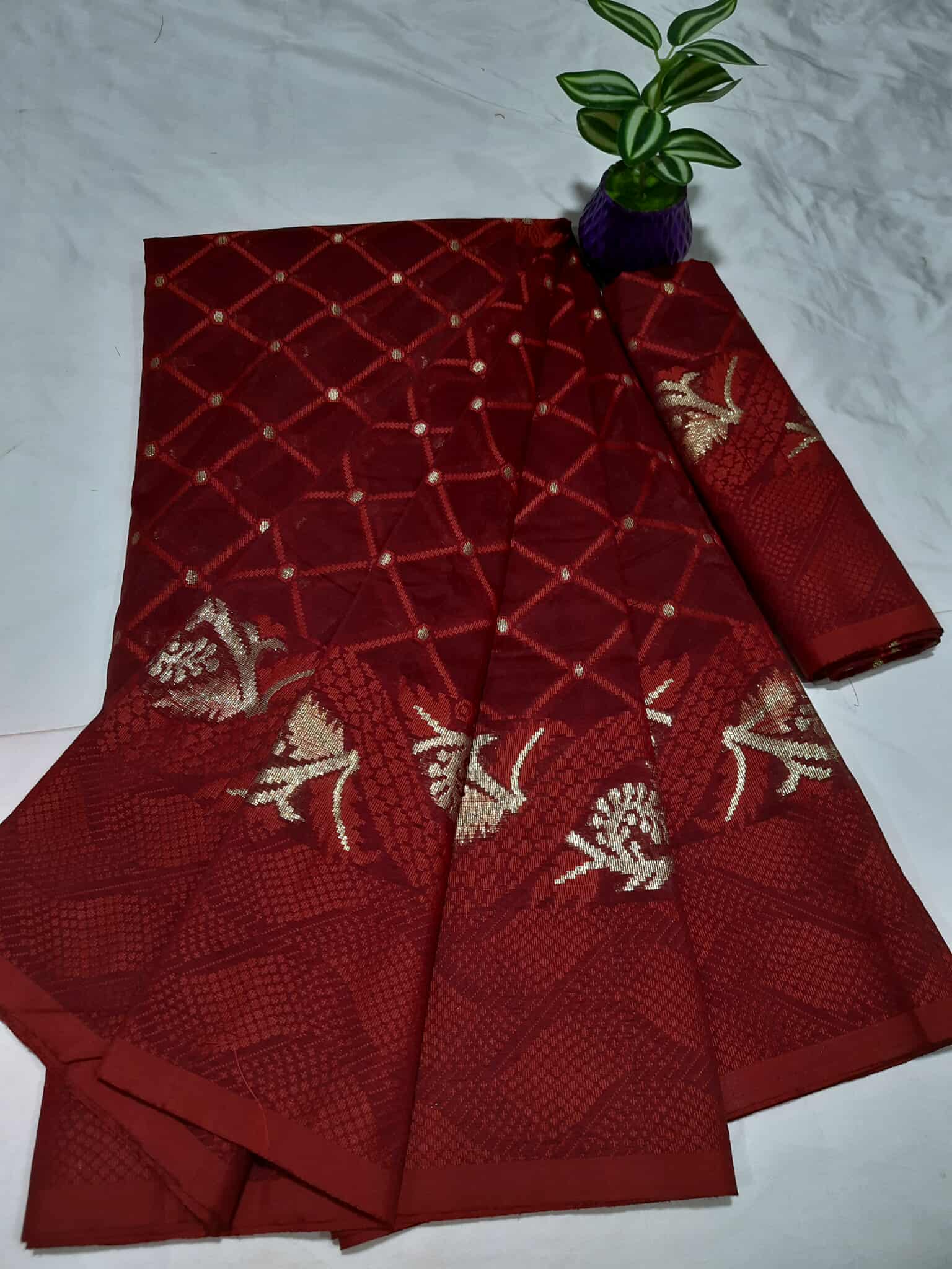 Bodhuya Jamdani Saree ( বধুয়া জামদানী শাড়ি) - Image 3
