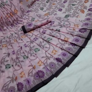 Mayaboti Suti Jamdani Saree(মায়াবতী সুতি জামদানী শাড়ি)