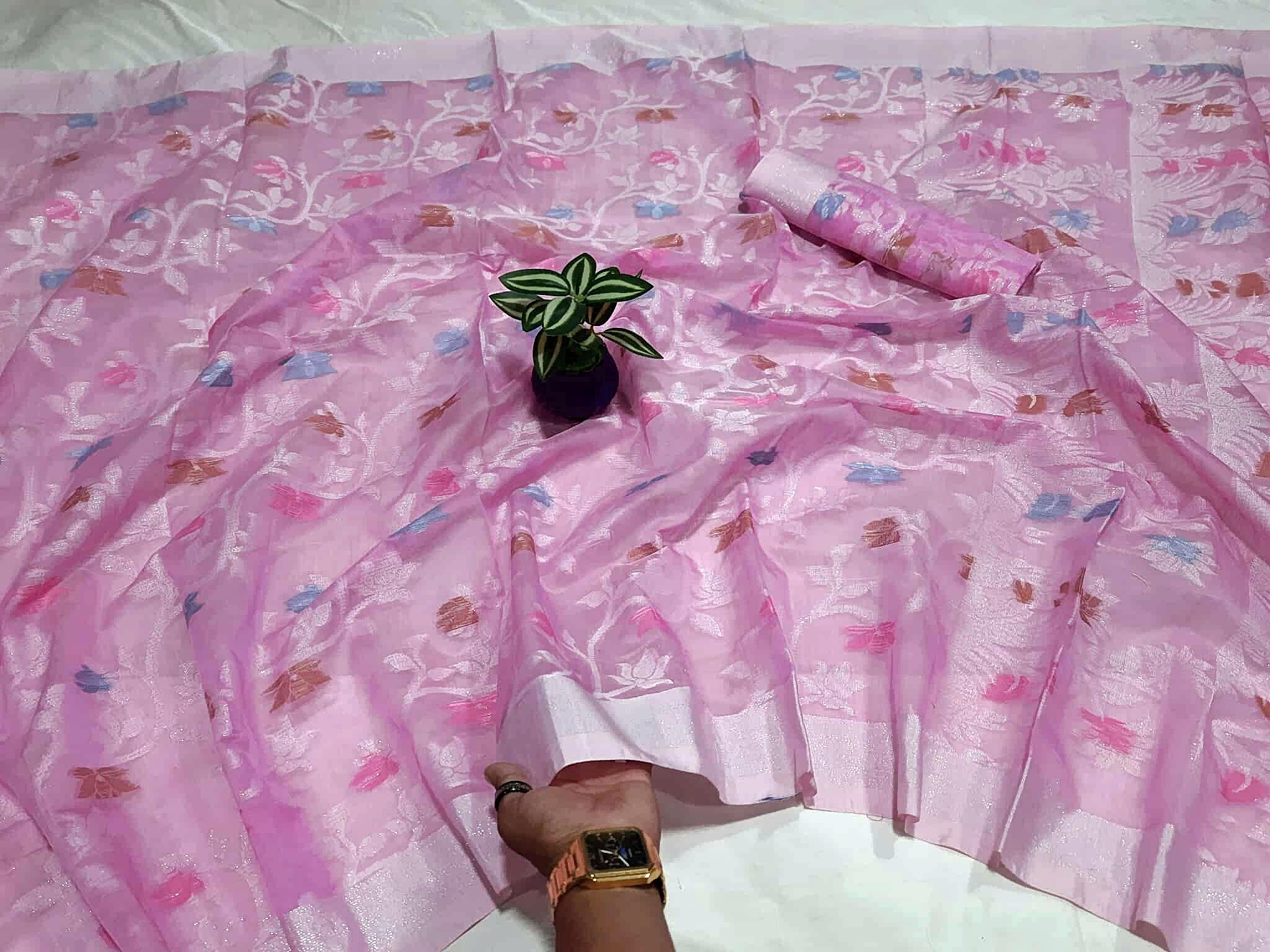 Rongtuli Silk Tontuj Saree(রংতুলি সিল্ক তন্তুজ শাড়ি) - Image 3