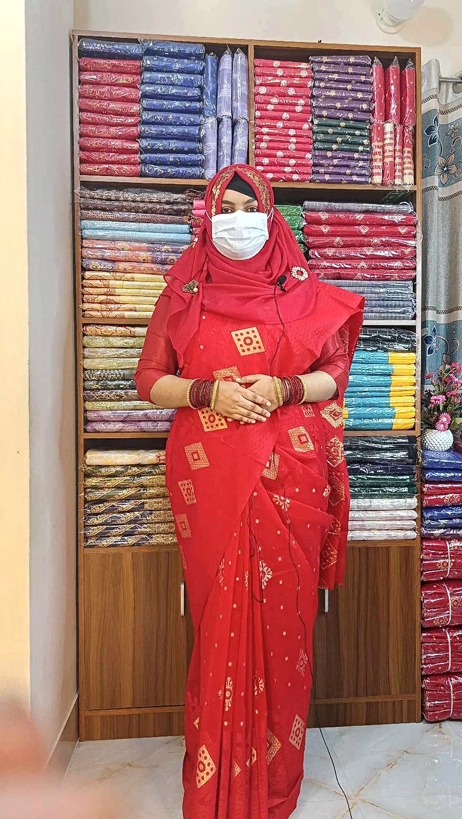 Bowrani Jamdani Saree (বউরাণী জামদানী শাড়ি) - Image 2
