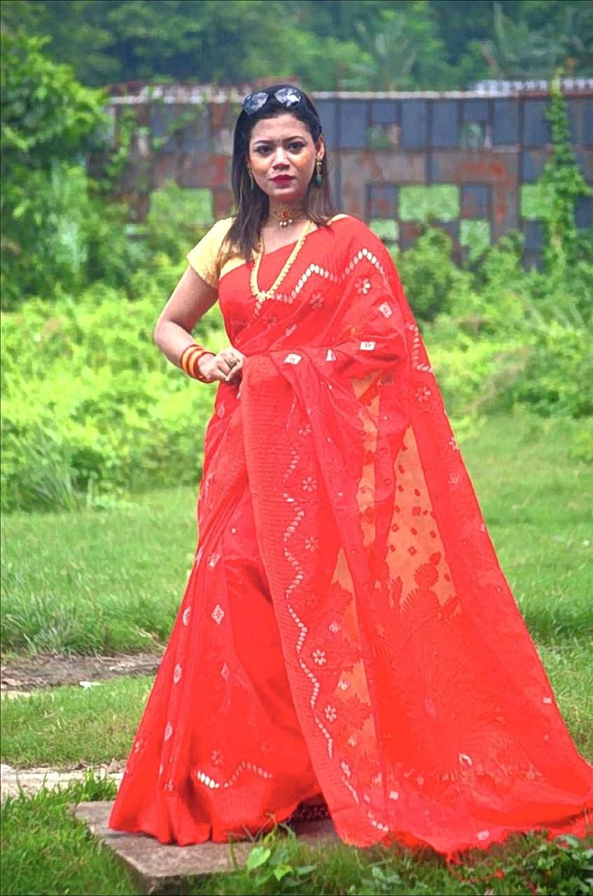 Sajrani Jamdani Saree (সাজরাণী জামদানী শাড়ি)
