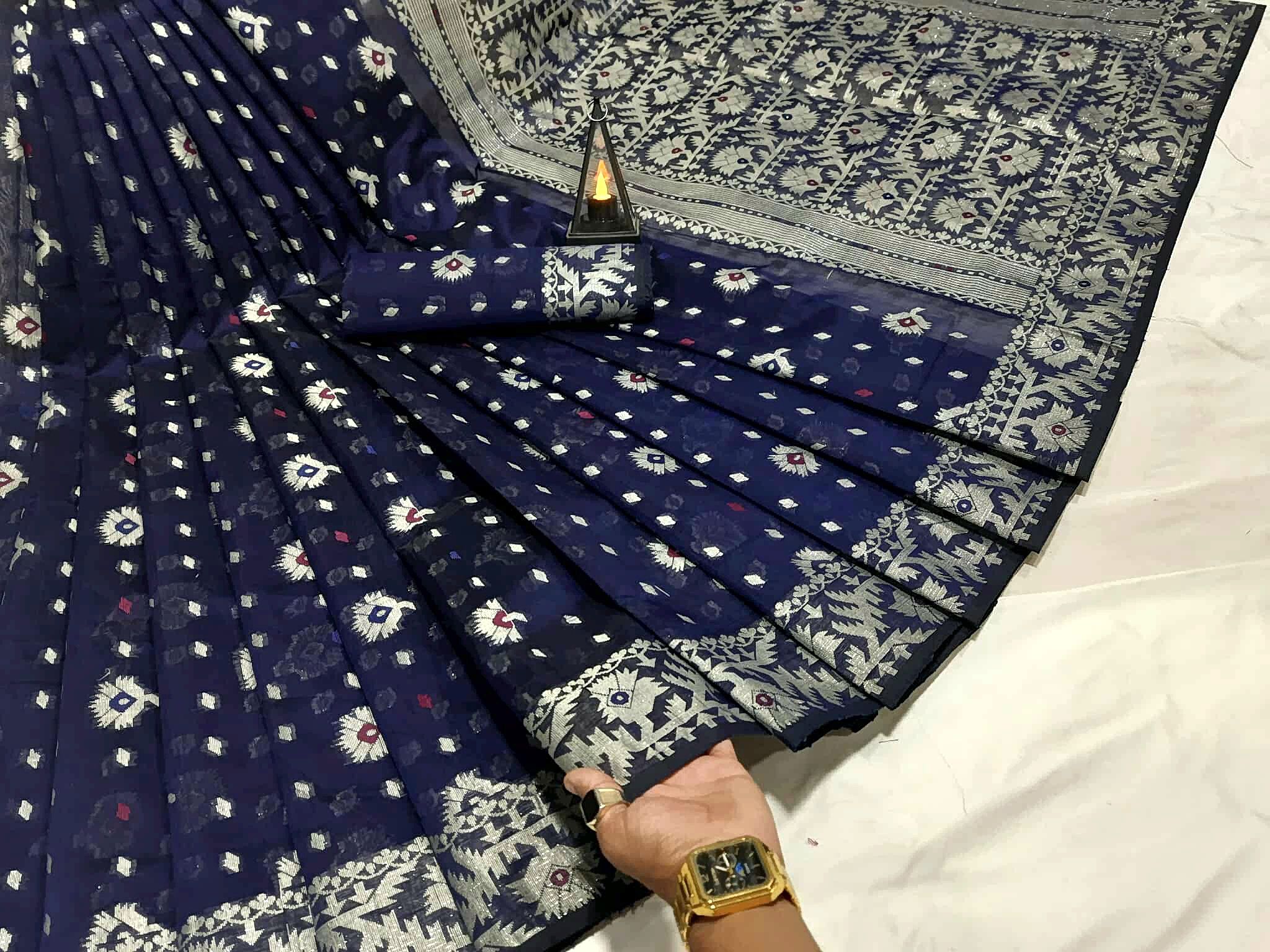 Fulkoli Jamdani Saree ( ফুলকলি জামদানী শাড়ি) - Image 2