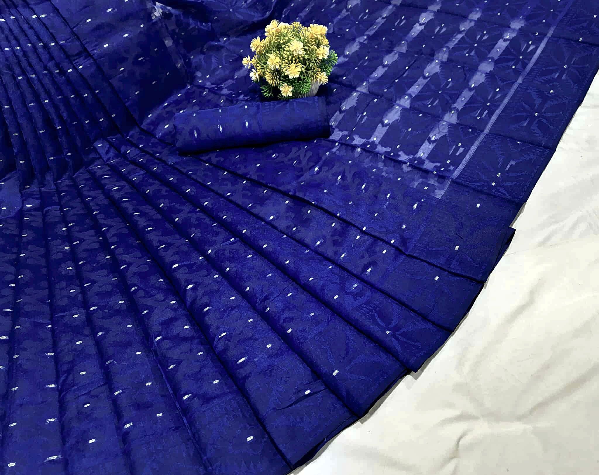 Nilpori Jamdani Saree (নীলপরী জামদানী শাড়ি)