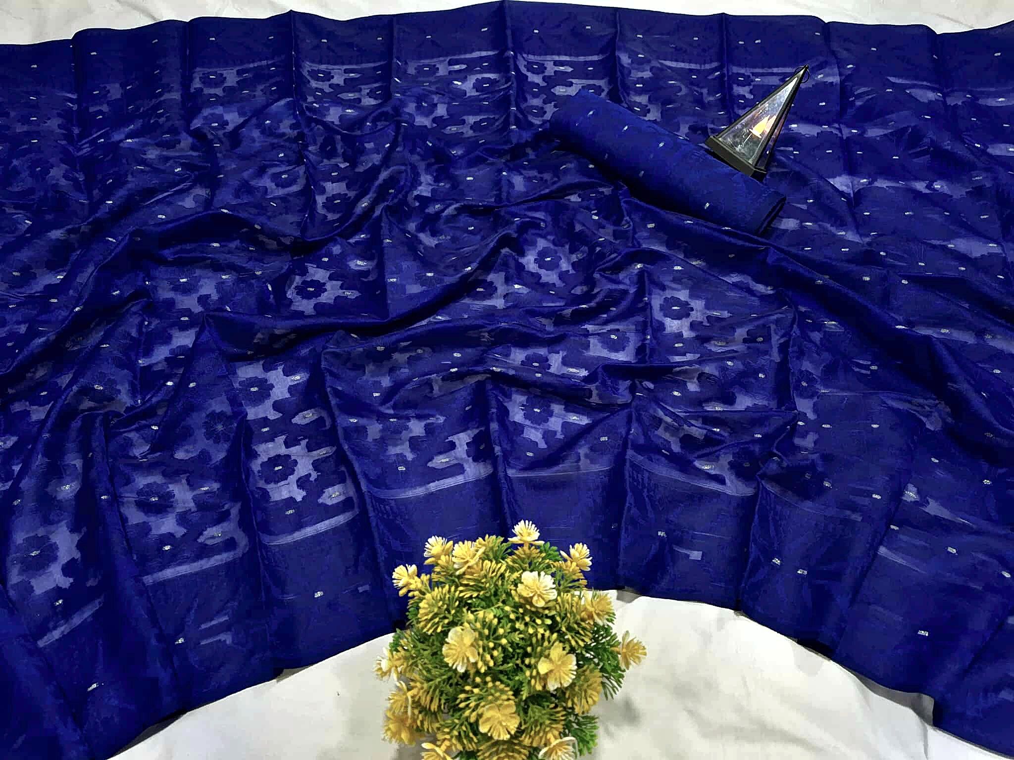 Nilpori Jamdani Saree (নীলপরী জামদানী শাড়ি) - Image 2