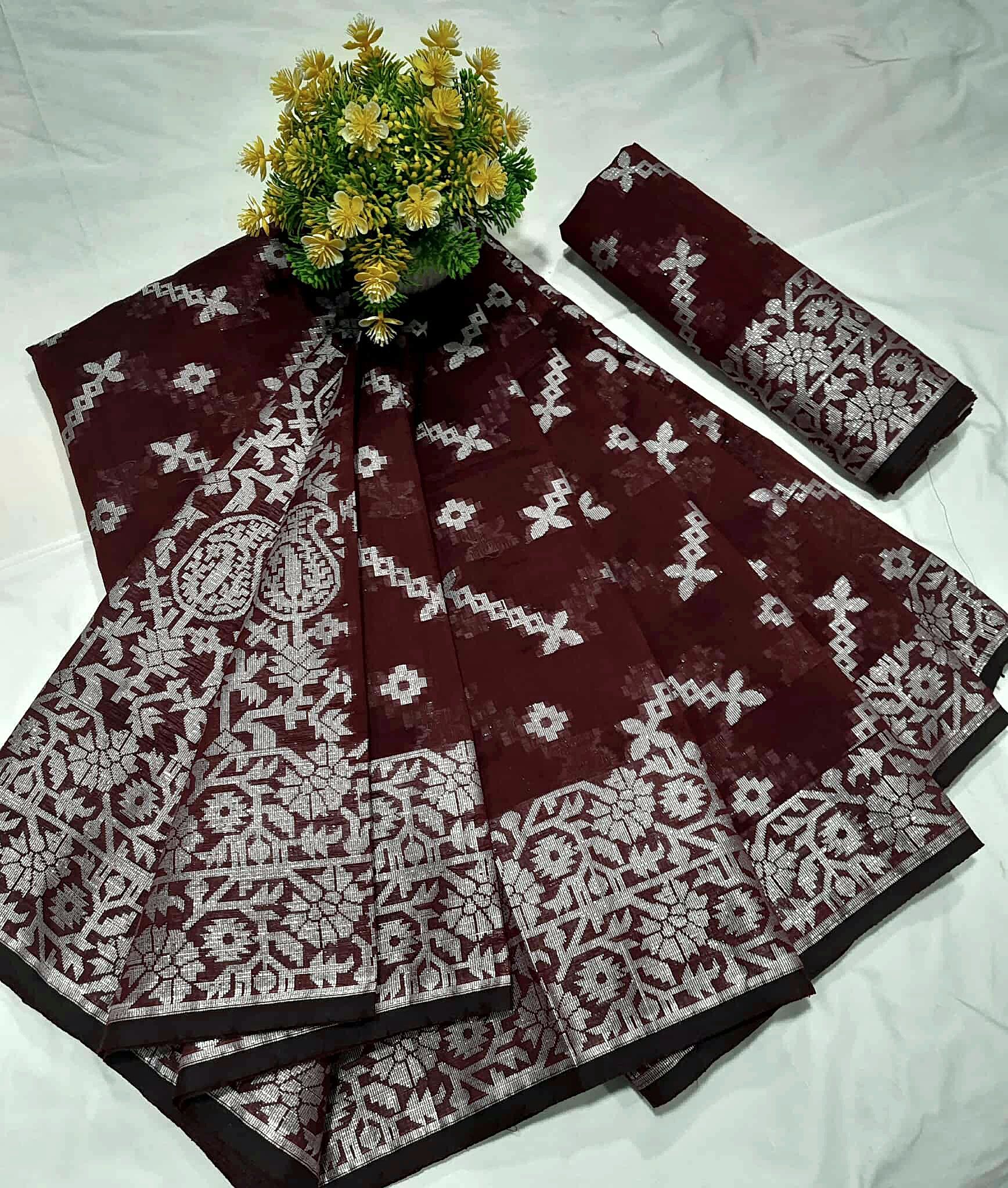 RupMoni Jamdani Saree (রূপমনি জামদানী শাড়ি) - Image 6