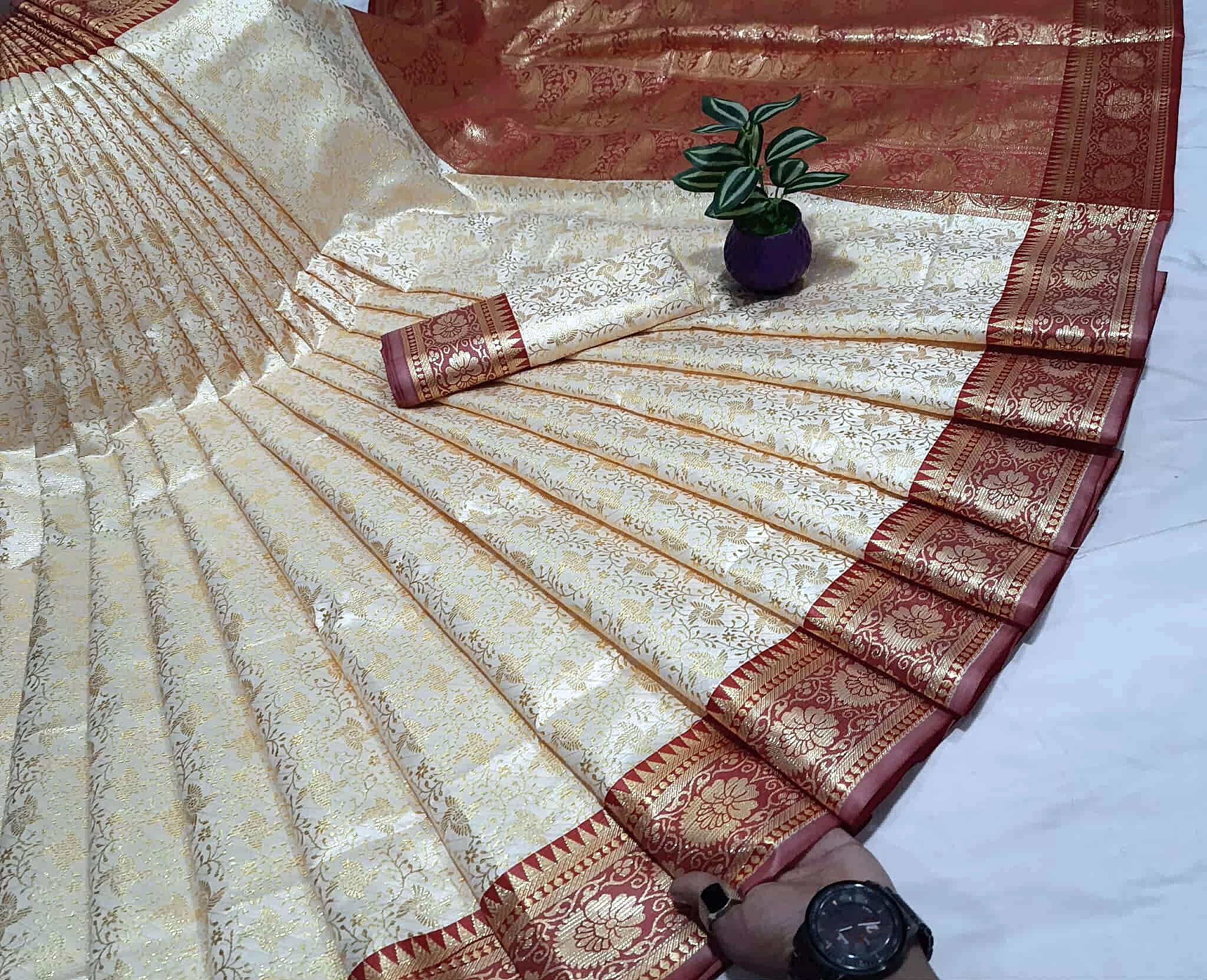Benaroshi Katan Saree (বেনারসি কাতান শাড়ি) - Image 3