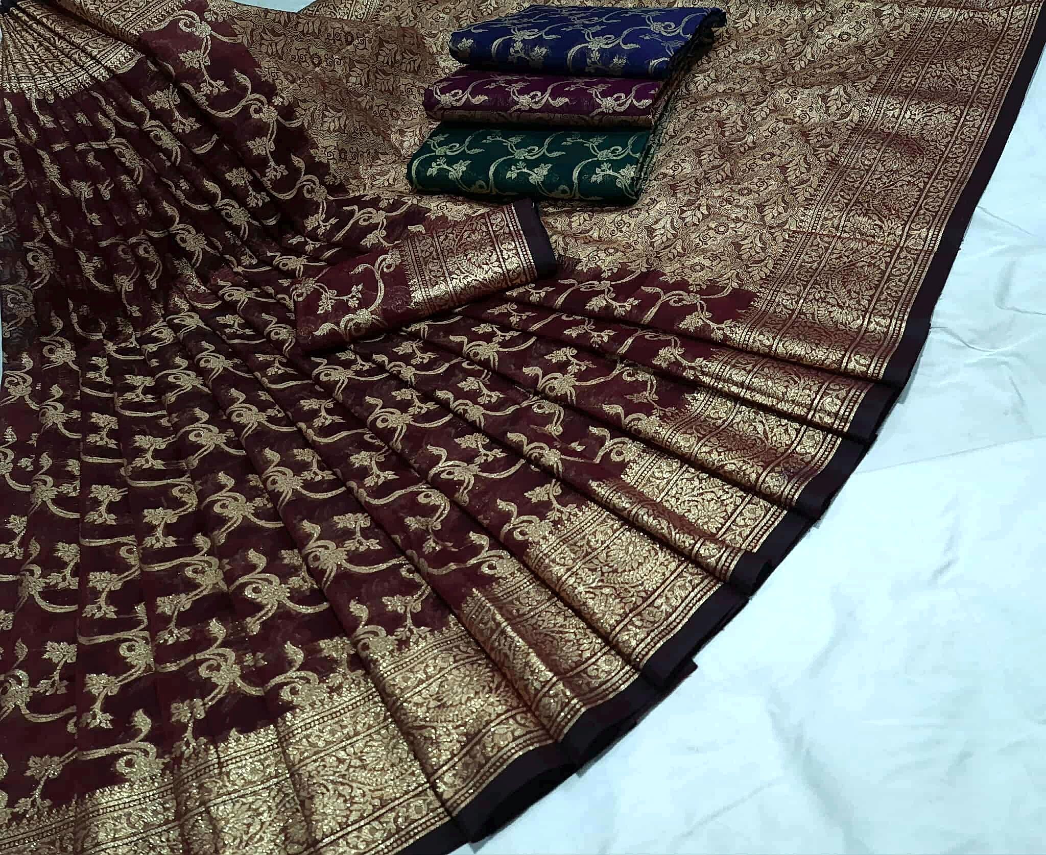 Nobabi Naksha Jamdhani Saree(নবাবী নকশা জামদানী শাড়ি) - Image 2