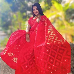 সুতিমিক্স জামদানী শাড়ি