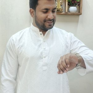 Ceri Popkon Fabric Panjabi (চেরি পপকন ফ্রেব্রিক পাঞ্জাবি )